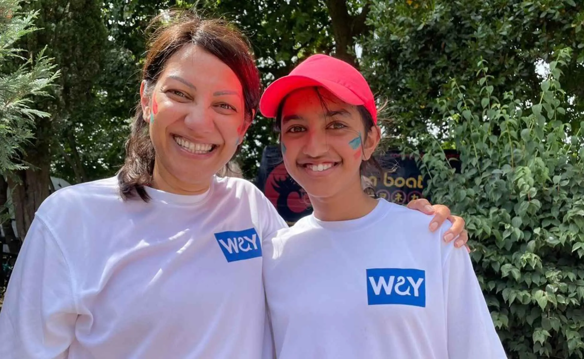 Mum and daughter in WAY tops - Widowed and Young