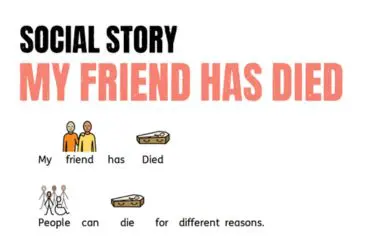 Social Story - Friend has died Social Story - My friend has died