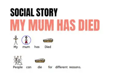Social Story - Mum has died Social Story - Mum has died