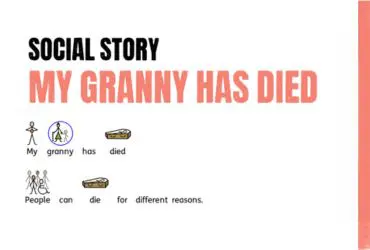 Social story my granny has died preview of social story my granny has died