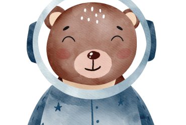 Kids Grief - Winston Bear chat pop up message Winston Bear icon wearing a space suit