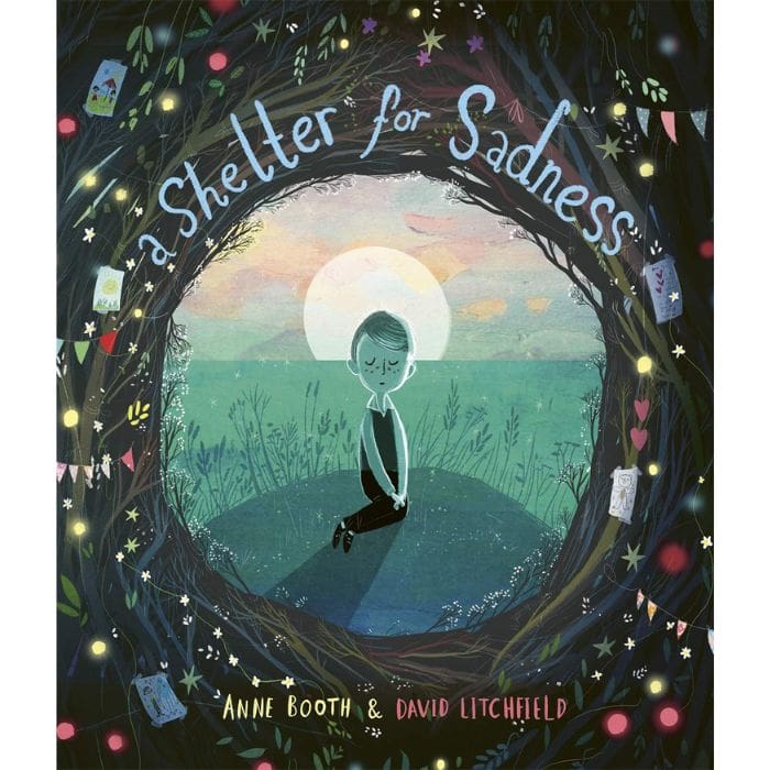 A Shelter of Sadness book artwork by Anne Booth and David Litchfield